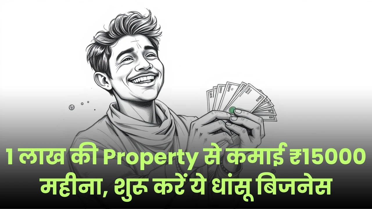 1 लाख की प्रॉपर्टी से कमाई ₹15,000 महीना, शुरू करें ये धांसू बिजनेस